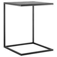 BEISTELLTISCH 40/40/50 cm Schwarz quadratisch  - Schwarz, Design, Metall (40/40/50cm) - Johann Jakob