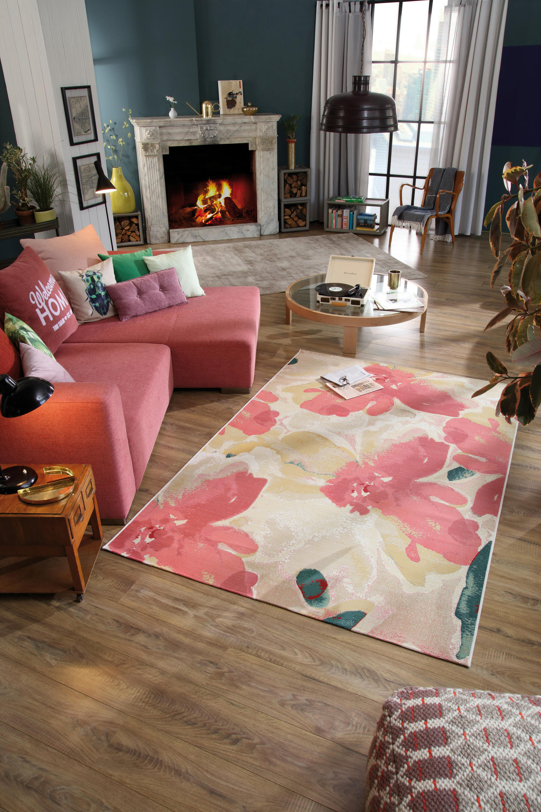 TEPPICH 160/230 cm Rosa  - Rosa, Design, Kunststoff/Textil (160/230cm) - Tom Tailor