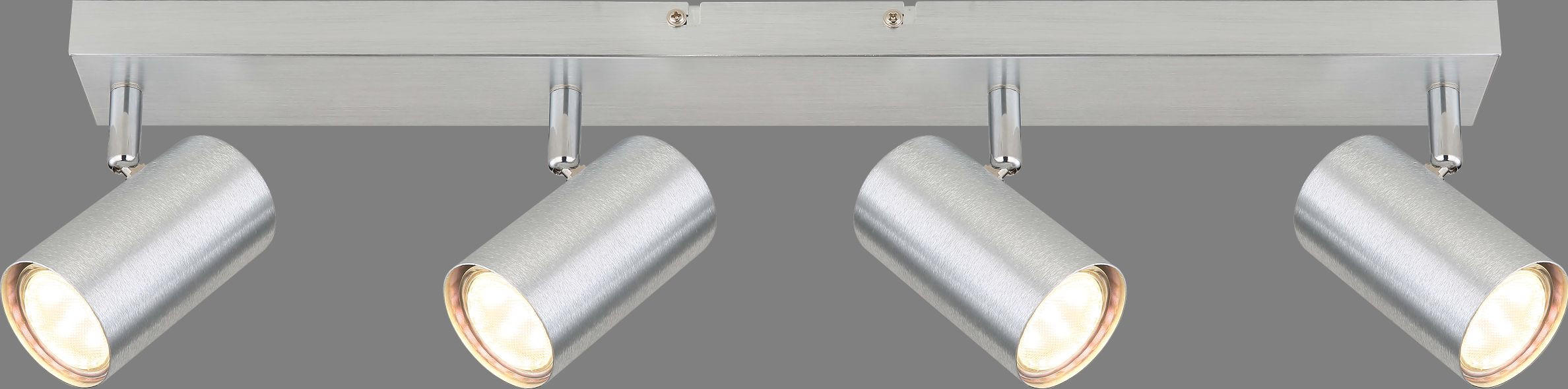 REFLEKTOR - boja aluminijuma, Osnovno, metal (56/6/12cm) - Novel