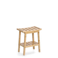 HOCKER Bambus Naturfarben  - Naturfarben, Basics, Holz (40/25/46cm) - Zeller Present