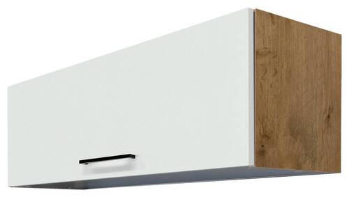 KÜCHENOBERSCHRANK 100/32/32 cm  in Eichefarben, Magnolie  - Eichefarben/Magnolie, KONVENTIONELL, Holzwerkstoff/Metall (100/32/32cm) - FlexWell