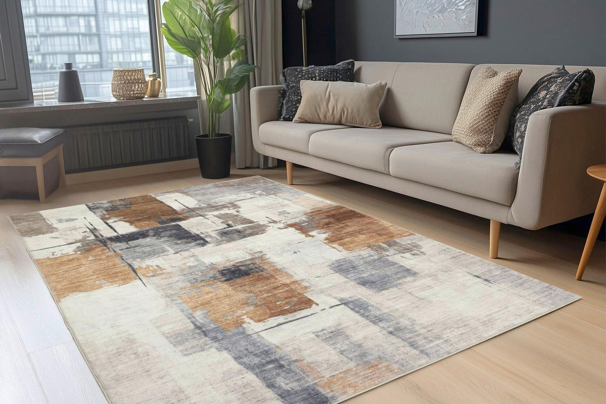 FLACHWEBETEPPICH 160/230 cm My Posh Terracotta  - Terracotta, Design, Textil (160/230cm) - Obsession