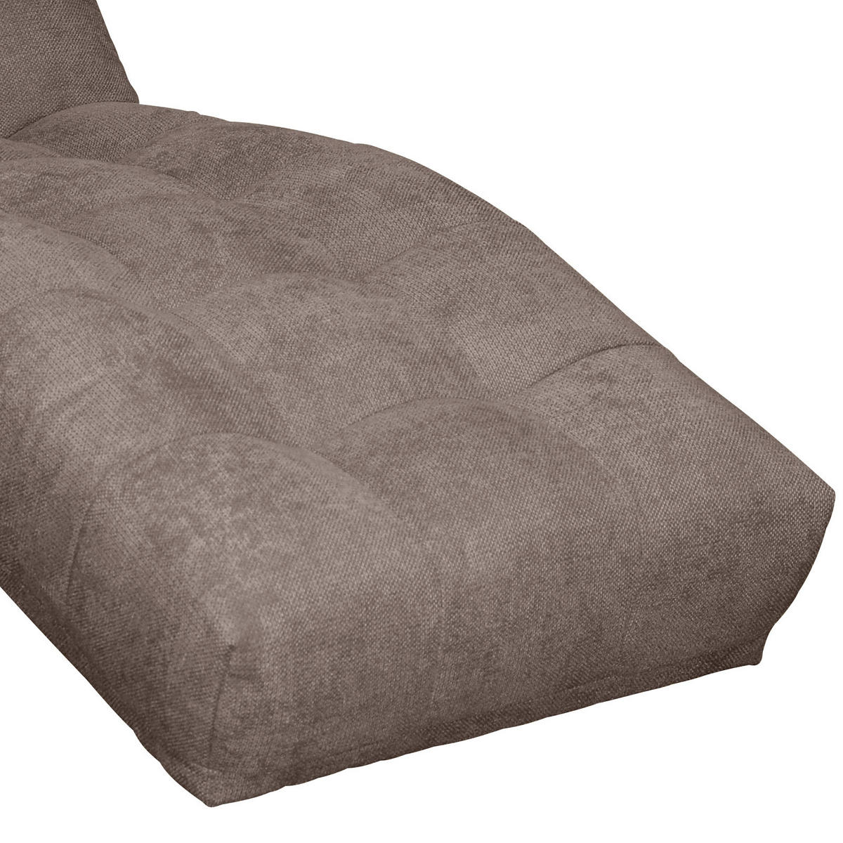 LIEGE in Flachgewebe Taupe  - Taupe/Chromfarben, Modern, Textil/Metall (68/88/164cm) - MID.YOU