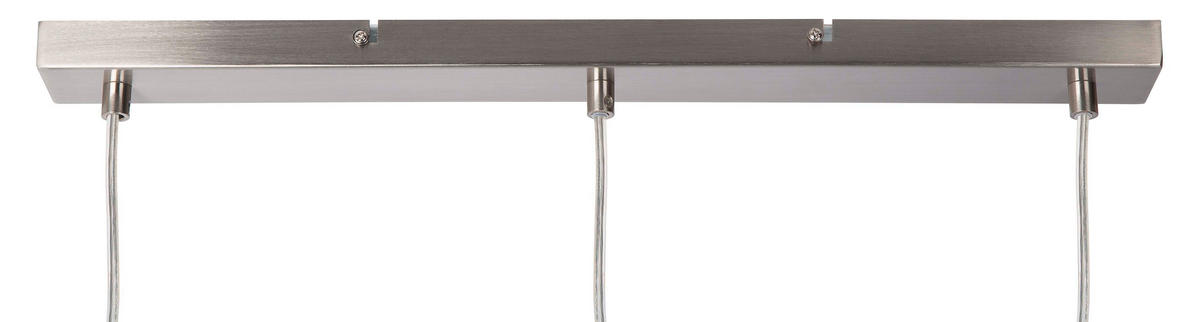 LUSTER    55/14/150 cm    - siva/boja nikla, Dizajnerski, staklo/metal (55/14/150cm)
