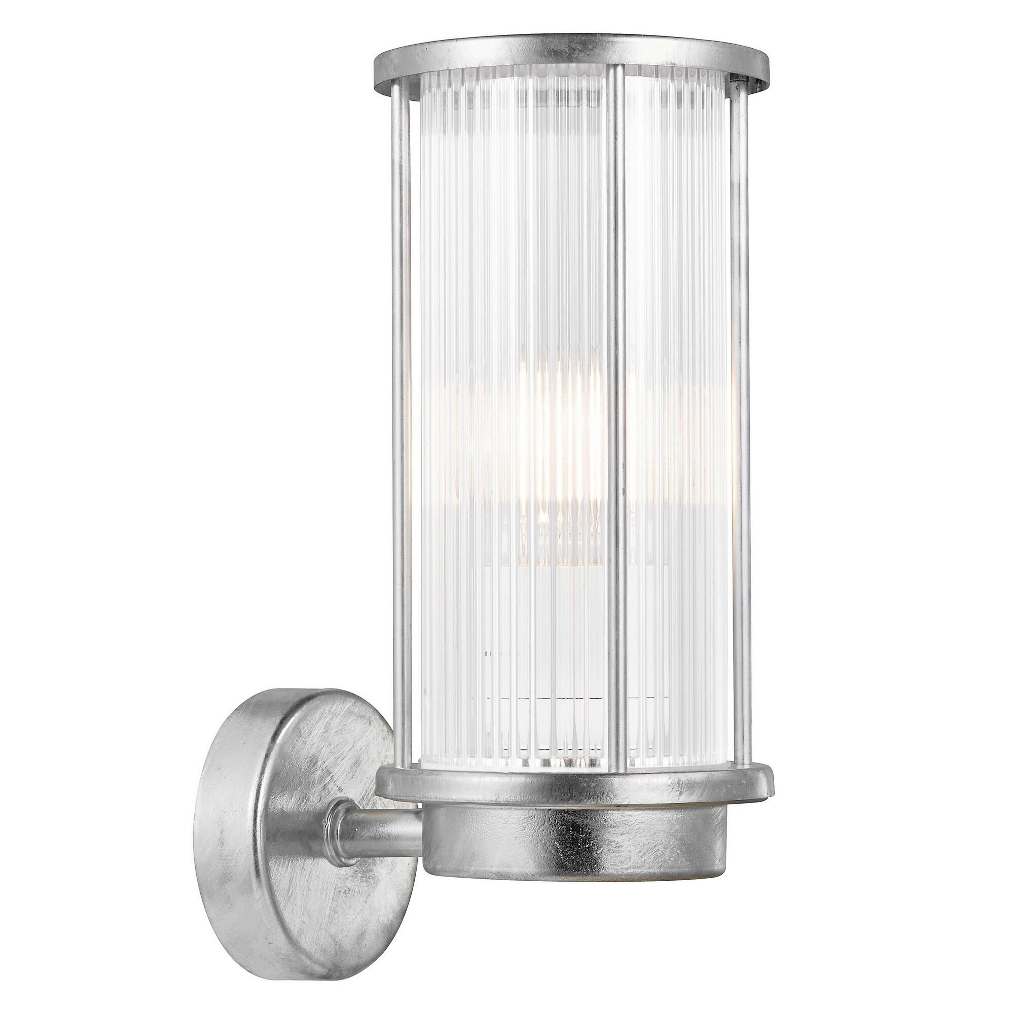 AUßENWANDLEUCHTE 13/17,6/29,8 cm   - Zinkfarben, LIFESTYLE, Metall (13/17,6/29,8cm) - Nordlux
