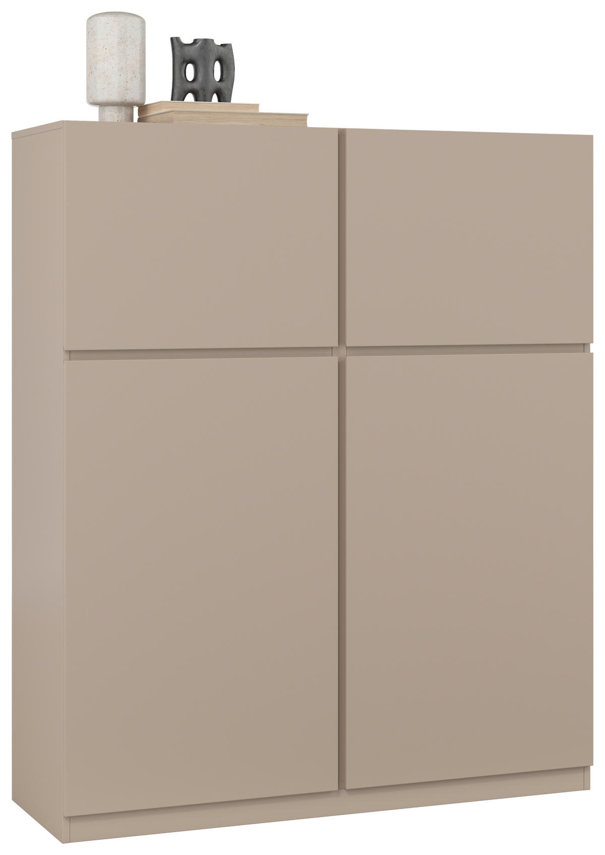 HIGHBOARD Bern  in 119,5/143/40 cm  - Beige, Design, Holzwerkstoff (119,5/143/40cm) - MID.YOU