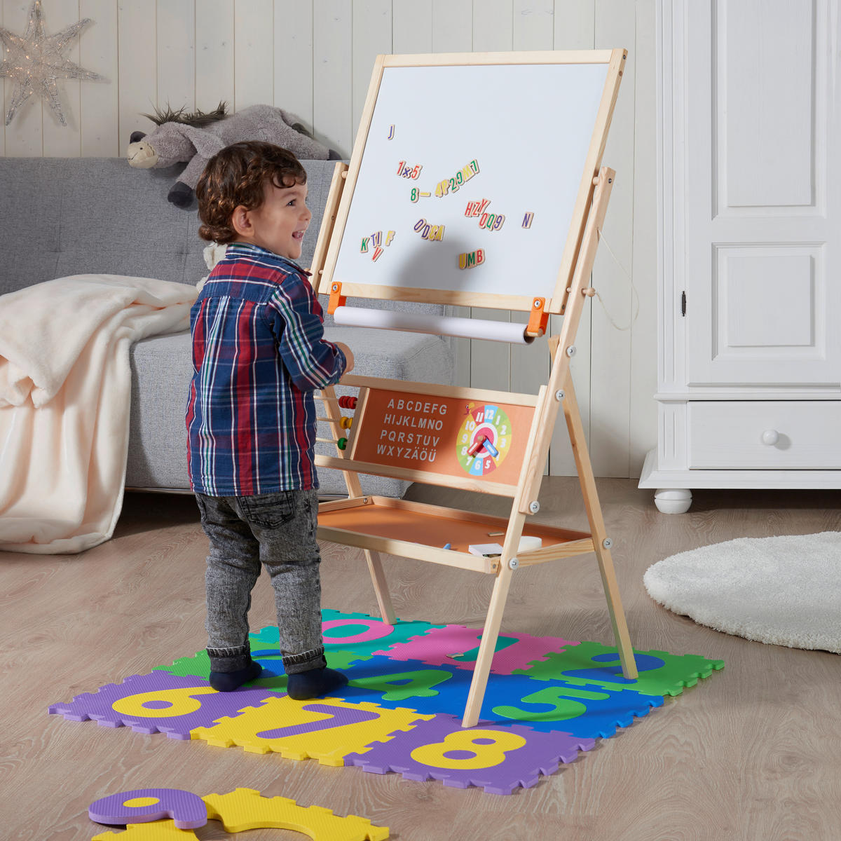 MALTAFEL  - Naturfarben, Basics, Holz/Papier (43,3/68,5/112cm) - My Baby Lou