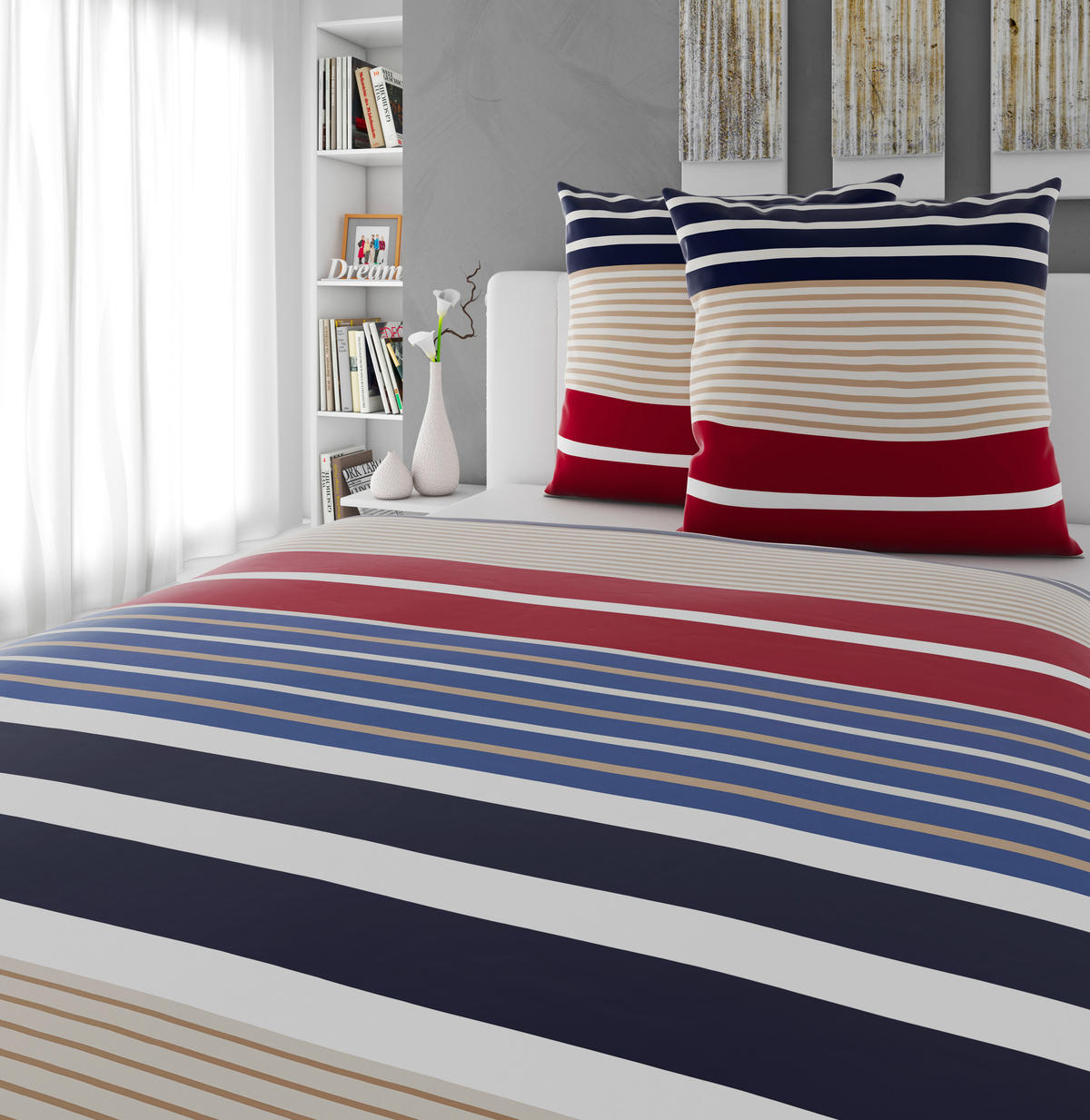 BETTWÄSCHE Renforcé 200/200 cm  - Dunkelblau, Textil (200/200cm) - Novel