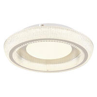 LED-TAKLAMPA 36 W 40/8,5 cm  - vit/klar, Design, metall/plast (40/8,5cm) - Globo