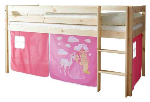 HOCHBETT 90/200 cm  - Pink/Naturfarben, Natur, Holz (90/200cm) - MID.YOU