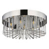 DECKENLEUCHTE KIRINA 60/27 cm   - Klar/Chromfarben, KONVENTIONELL, Glas/Metall (60/27cm) - Globo