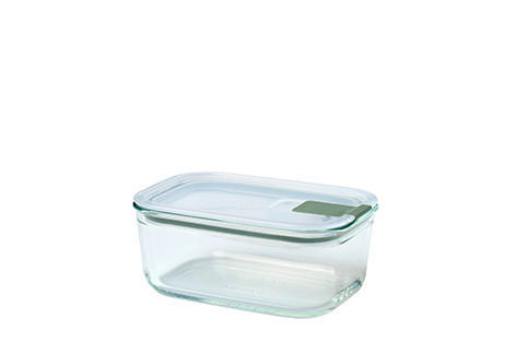 FRISCHHALTEDOSE EASYCLIP 0,7 L  - Transparent/Olivgrün, KONVENTIONELL, Glas/Kunststoff (16,7/11,9/7cm) - Mepal