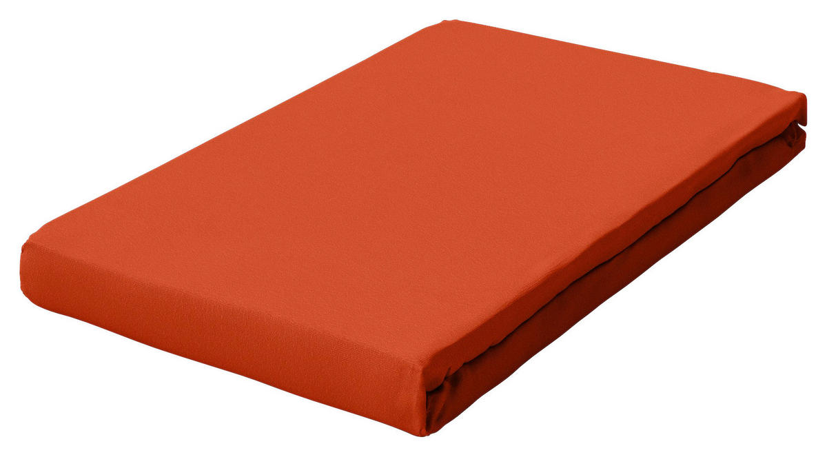 TOPPER-SPANNLEINTUCH 120-130/200-220 cm Jersey  - Rot, Basics, Textil (120-130/200-220cm) - Schlafgut