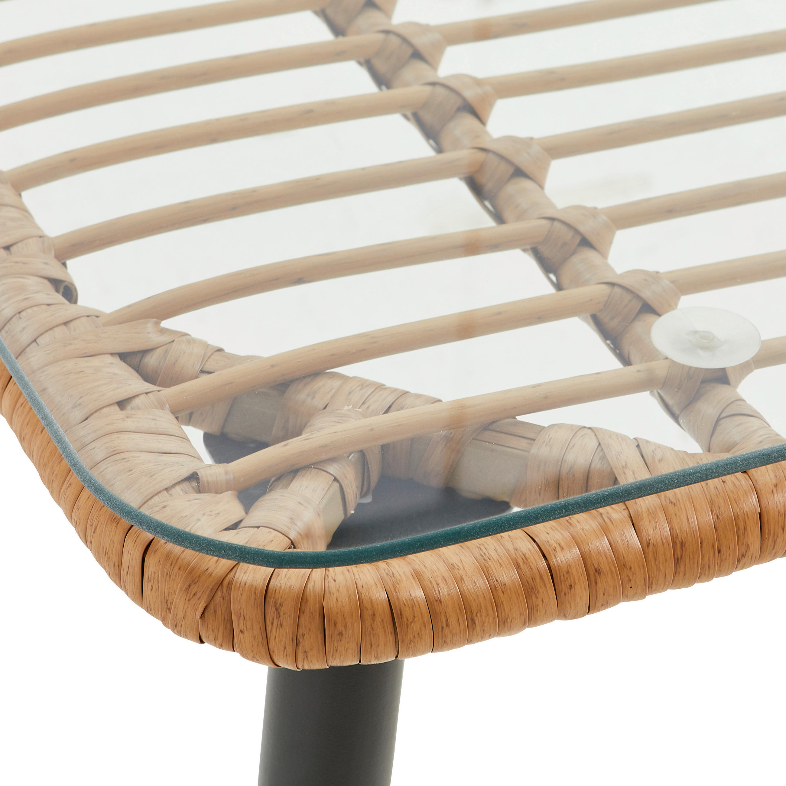 GARTENSET Webstoff Stahl  - Klar/Hellgrau, MODERN, Glas/Kunststoff (130/194cm) - Ambia Garden