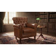 SESSEL in Echtleder Braun  - Braun, LIFESTYLE, Leder/Holz (84/88/83cm) - Landscape