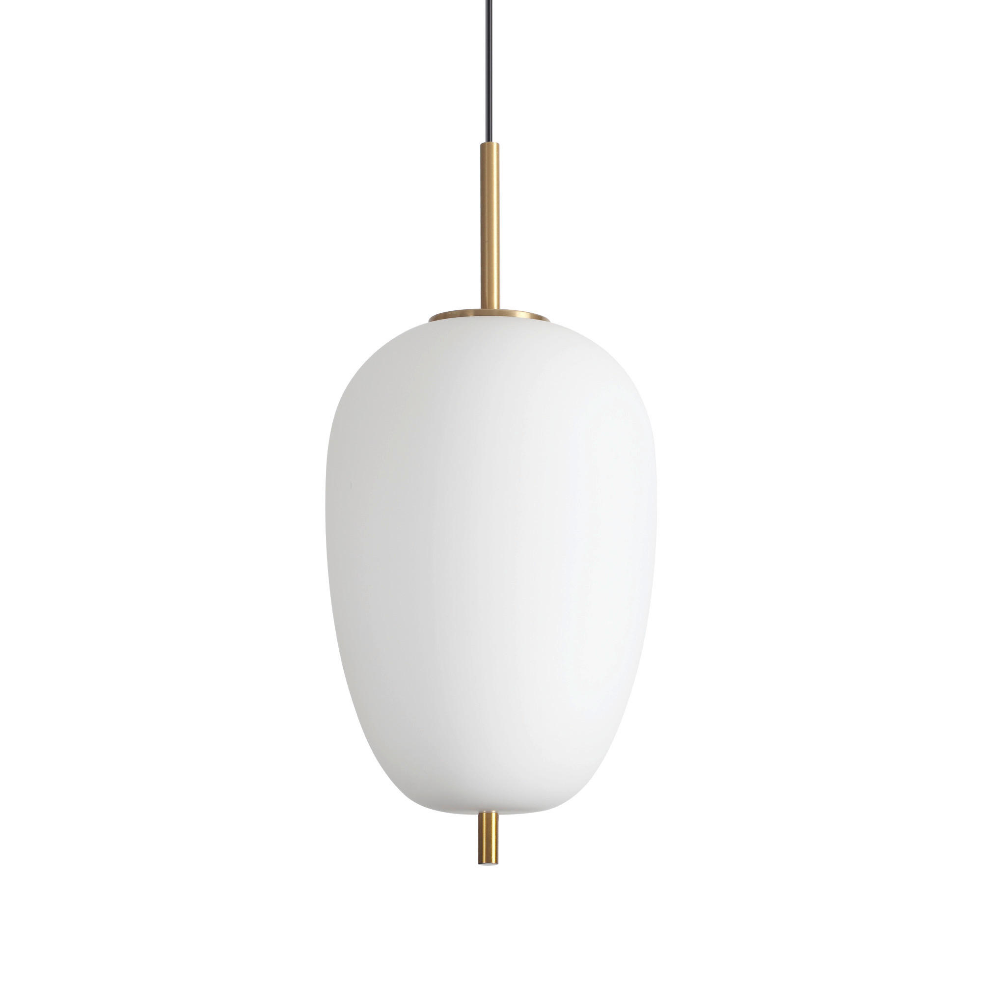 LED-HÄNGELEUCHTE 27/95 \ 259 cm  - Weiß, Basics, Glas (27/95 \ 259cm) - Ideal Lux