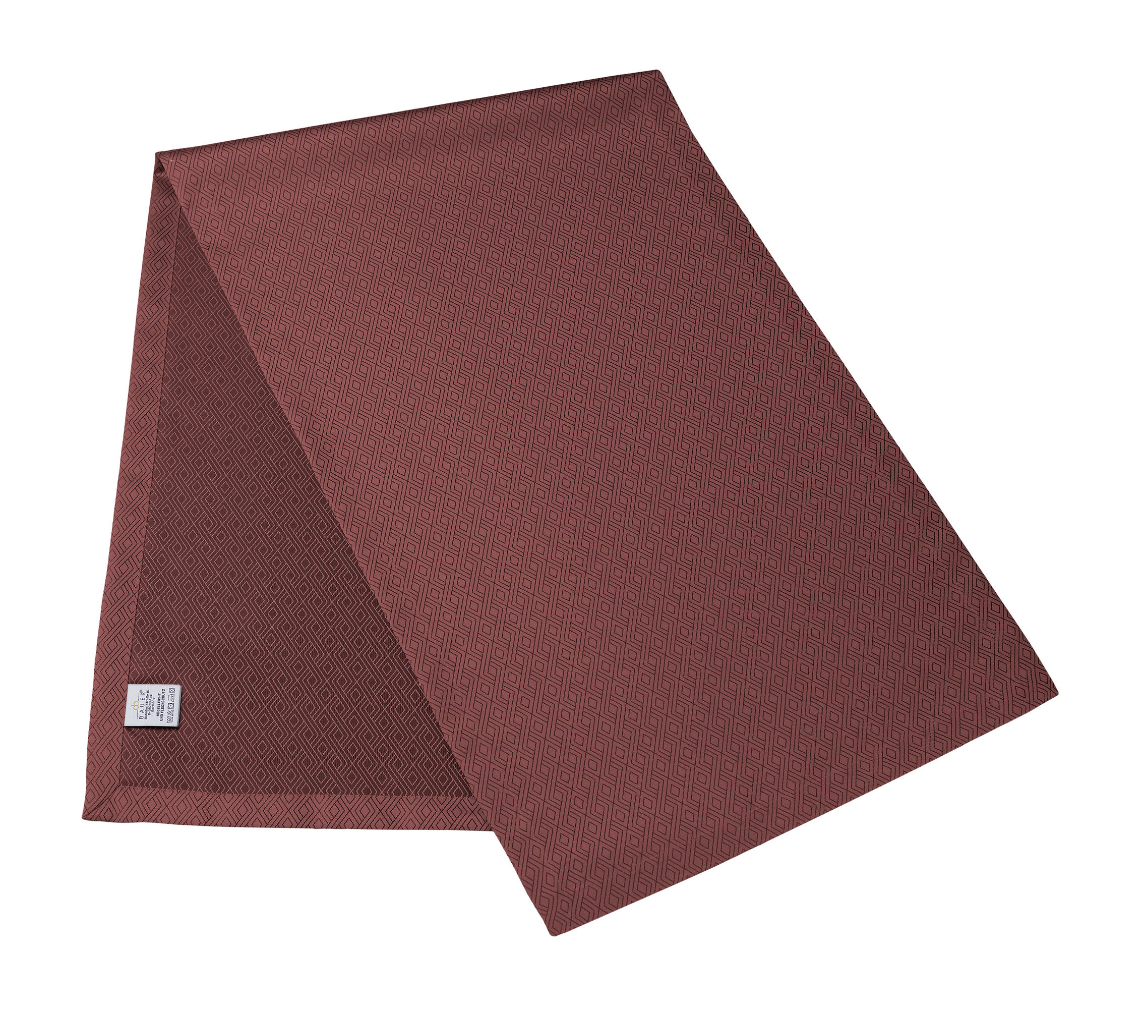 TISCHLÄUFER RIGA 50/140 cm  - Rot, Basics, Textil (50/140cm) - Curt Bauer