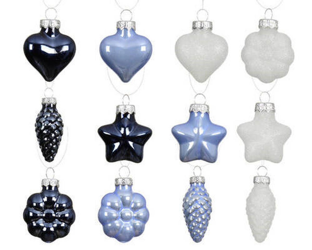 CHRISTBAUMANHÄNGER  - Basics (2,00/4,00/4,00cm)