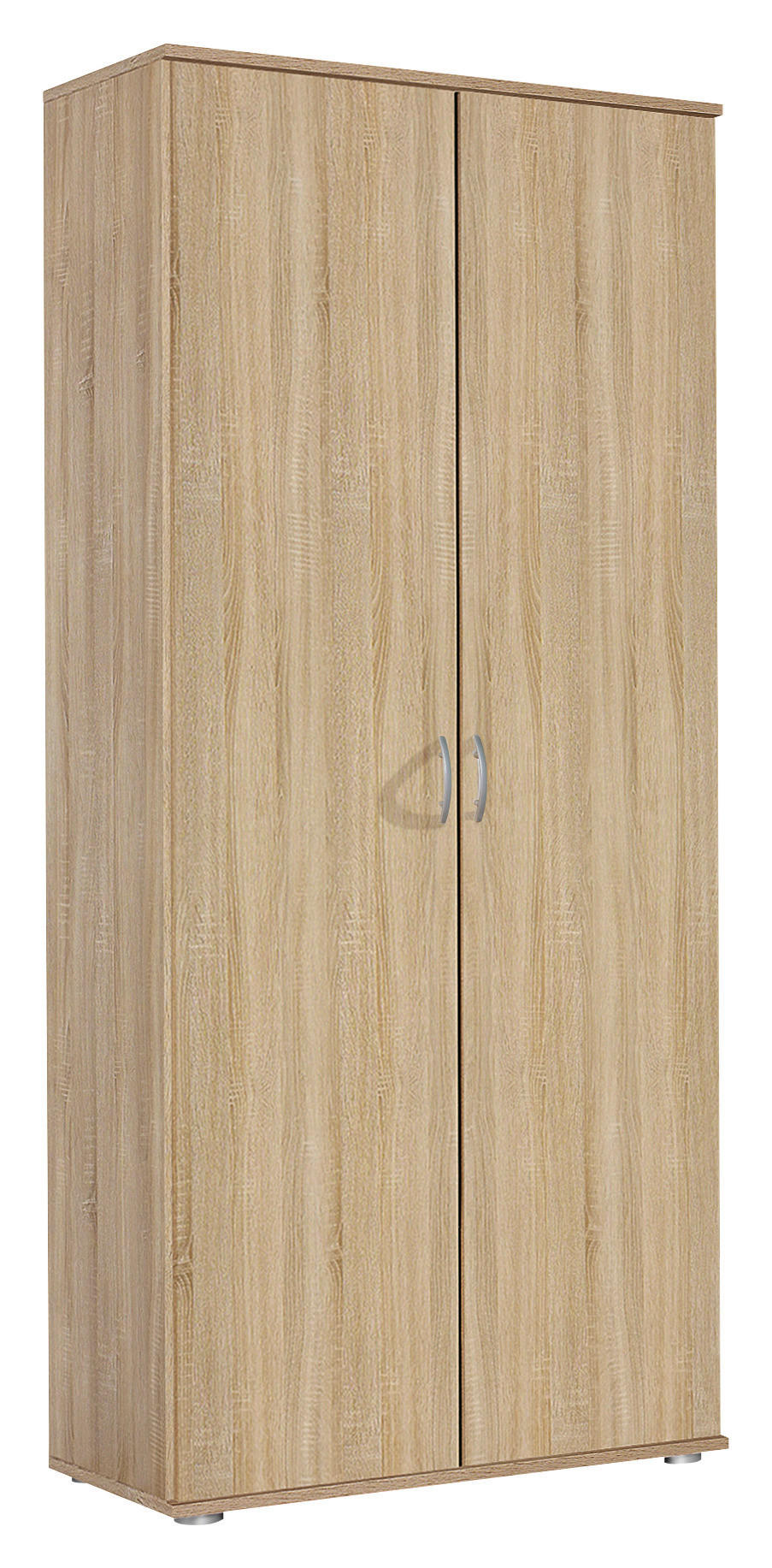 Drehtürenschrank B: 85 Cm Twin Sonoma Eichefarben