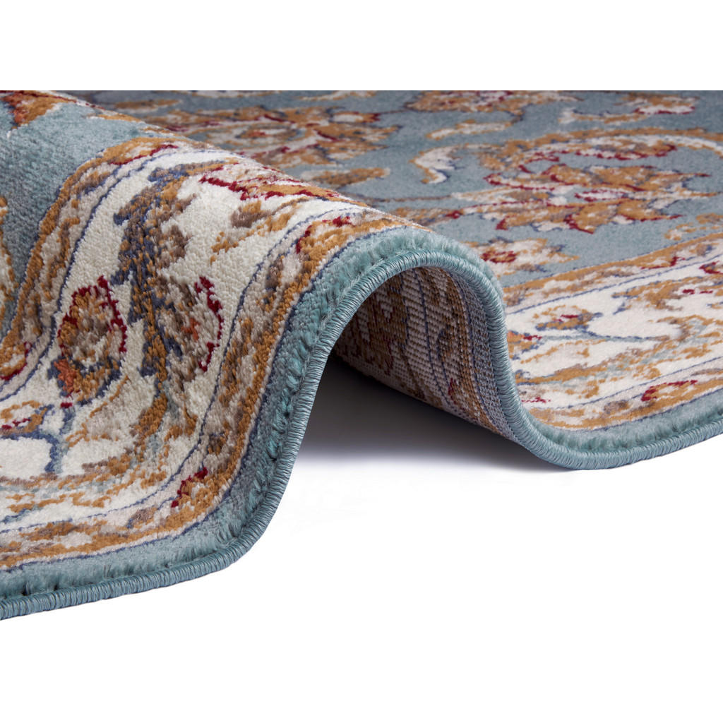 Thumbnail - Xxxl Flachwebeteppich Luxor, Creme, Mintgrün, Kunststoff, orientalisch, rechteckig, 160x235 cm, Oeko-Tex® Standard 100, ...