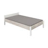 BETT 90/200 cm  in Weiss, Silbereichenfarben   - Weiss/Silbereichenfarben, Basics, Holzwerkstoff (90/200cm) - Paidi