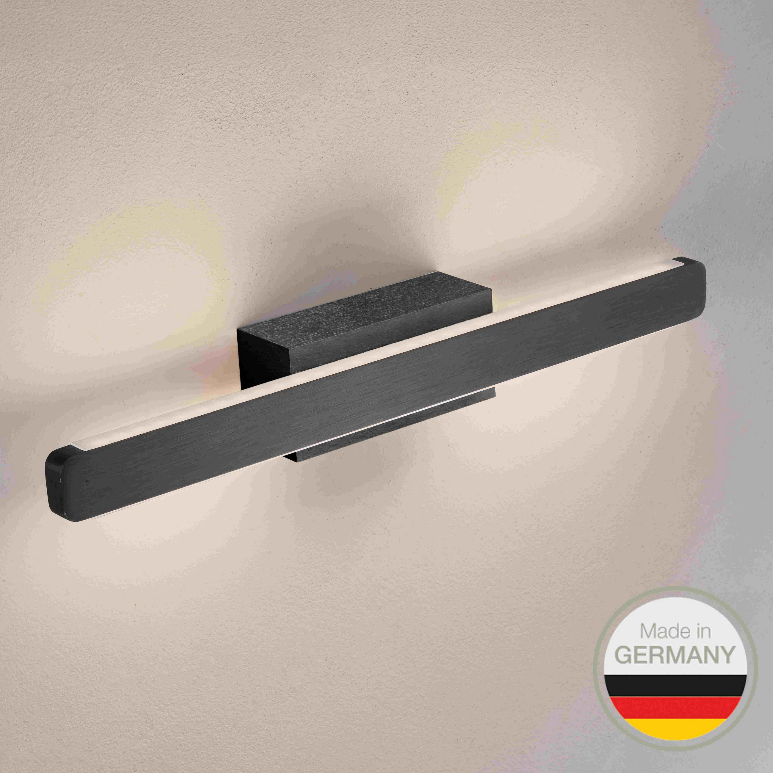 LED-WANDLEUCHTE 650   - Schwarz, Design, Metall (6/44/6cm) - Ambiente
