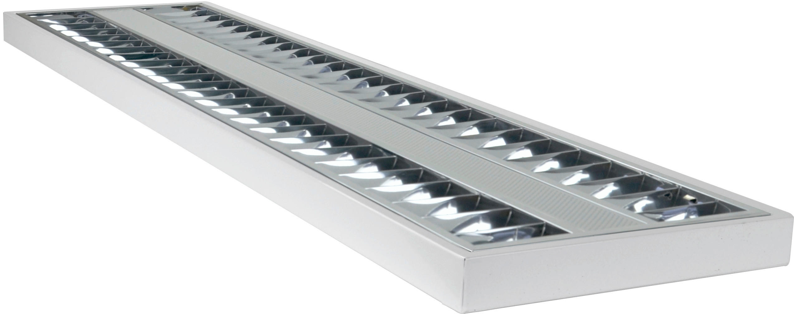 LED-DECKENLEUCHTE Nostal LED 124,5/31,2/4 cm  - Weiß, Basics, Metall (124,5/31,2/4cm)