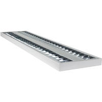 LED-DECKENLEUCHTE Nostal LED 124,5/31,2/4 cm  - Weiß, Basics, Metall (124,5/31,2/4cm)