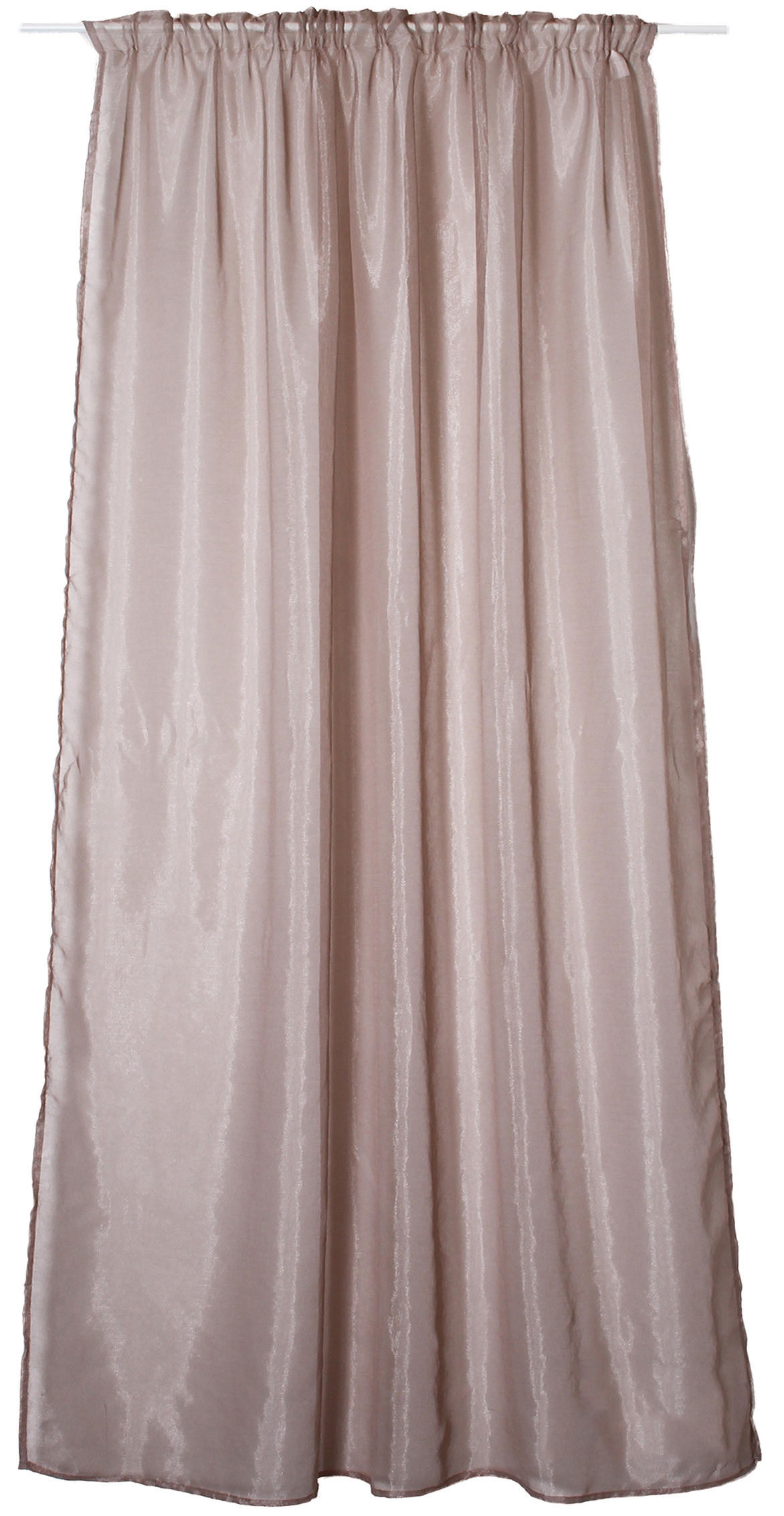 KÉSZFÜGGÖNY  - taupe, Basics, textil (140/260/0.2cm)