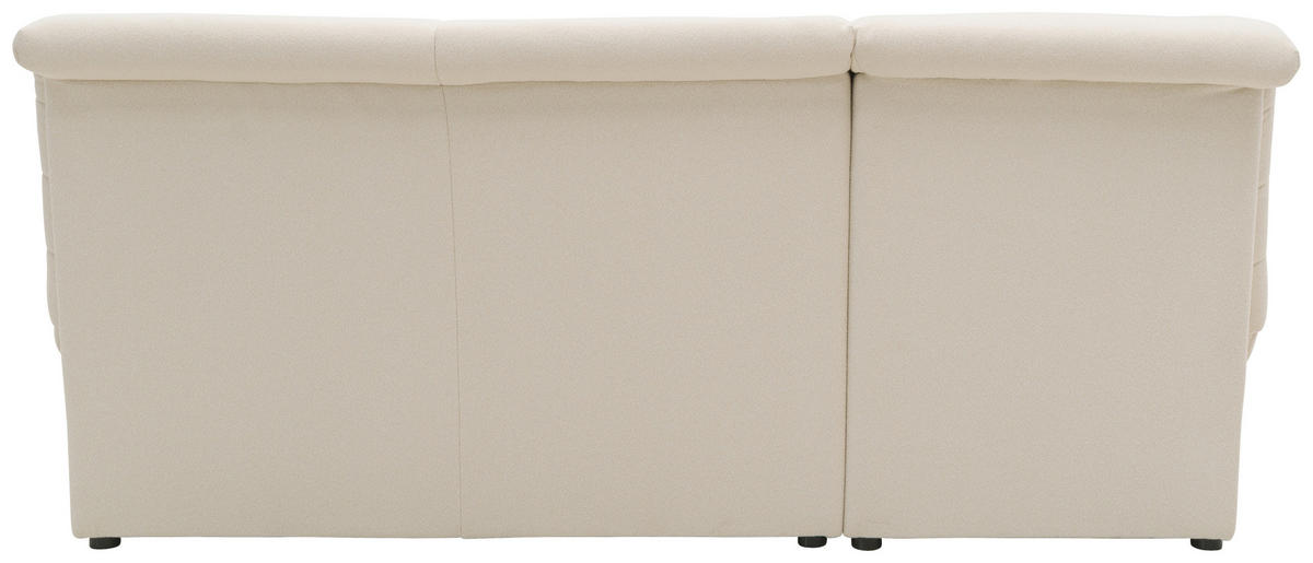ECKSOFA in Webstoff Ecru  168/214 cm  - Ecru/Schwarz, Design, Kunststoff/Textil (168/214cm) - LOOKS by W.Joop