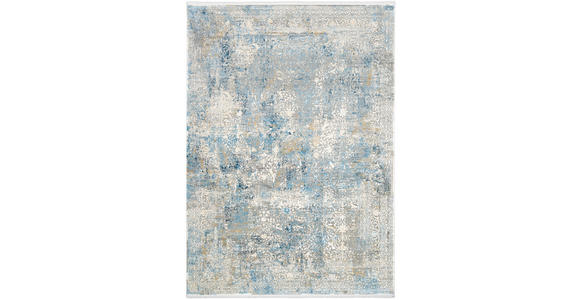 WEBTEPPICH 67/130 cm Avignon Blau, Grau - Blau/Grau, Design, Textil (67/130cm) - Dieter Knoll