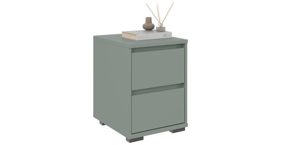 NACHTSCHRANK 40,1/54,8/48 cm  - Anthrazit/Graugrün, Design, Holzwerkstoff/Kunststoff (40,1/54,8/48cm) - Carryhome