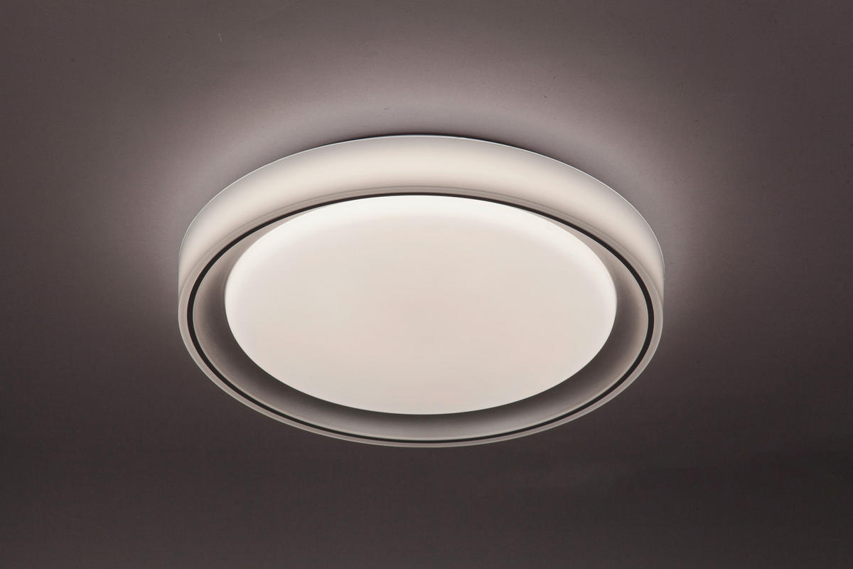 LED-DECKENLEUCHTE 40/7,53 cm   - Weiß, Basics, Kunststoff/Metall (40/7,53cm) - Novel
