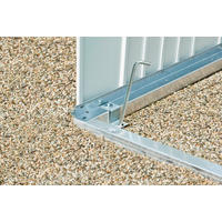 BODENRAHMEN Metall  - Alufarben, Basics, Metall (252/4/172cm) - Biohort
