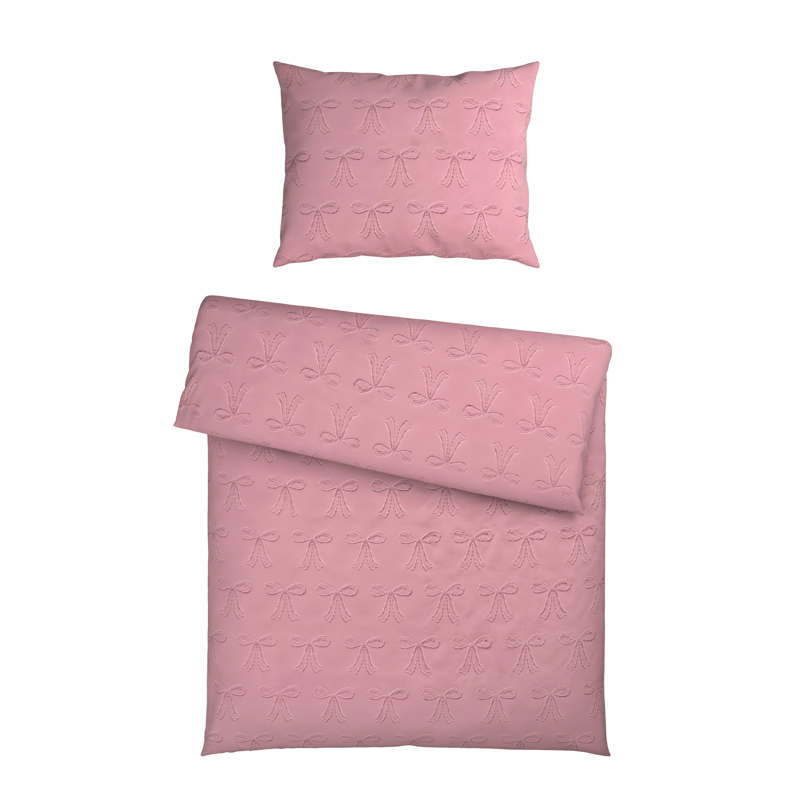 BETTWÄSCHE 2-teilig 140/200 cm  - Hellrosa, Basics, Textil (140/200cm) - Esposa