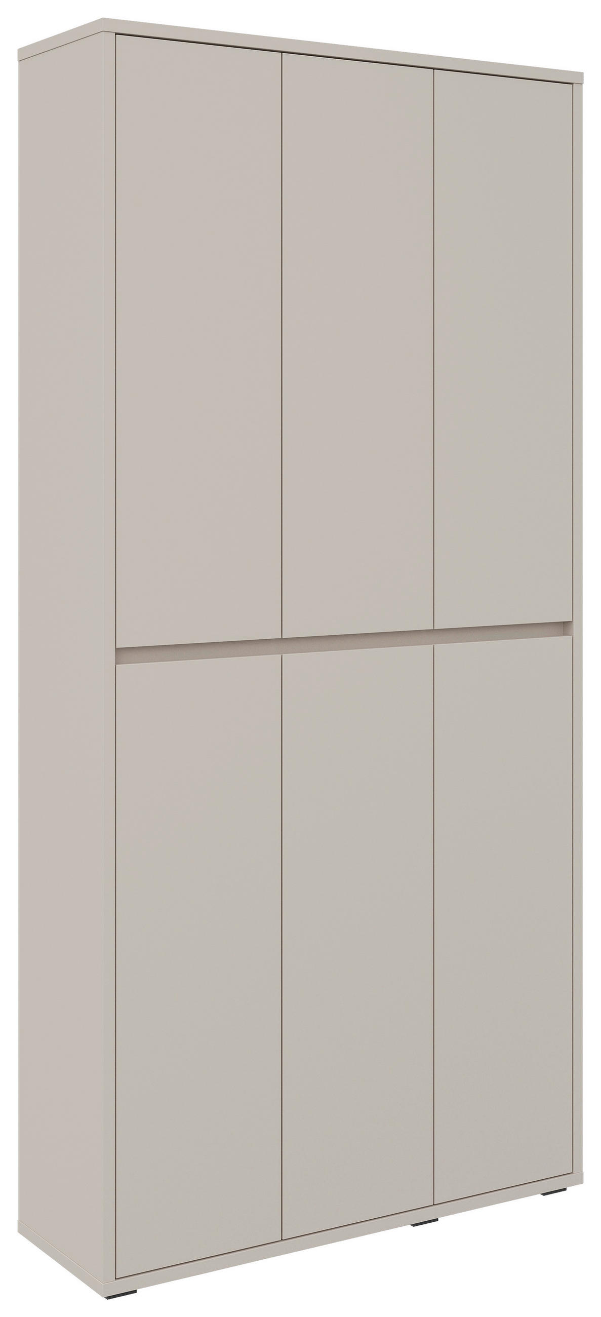 CIPŐSSZEKRÉNY 100/210/34 cm  - kasmírszínű/antracit, Konventionell, műanyag/faalapú anyag (100/210/34cm) - Xora