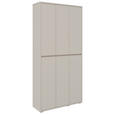 SCHUHSCHRANK  in 100/210/34 cm  - Kaschmir, KONVENTIONELL, Holzwerkstoff/Kunststoff (100/210/34cm) - Xora