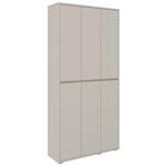 SCHUHSCHRANK 100/210/34 cm  - Kaschmir, KONVENTIONELL, Holzwerkstoff/Kunststoff (100/210/34cm) - Xora