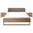 BETTANLAGE in Eichefarben, Grau - Eichefarben/Grau, Design, Holzwerkstoff/Textil (180/200cm) - Carryhome BETTANLAGE in Eichefarben, Grau - Eichefarben/Grau, Design, Holzwerkstoff/Textil (180/200cm) - Carryhome