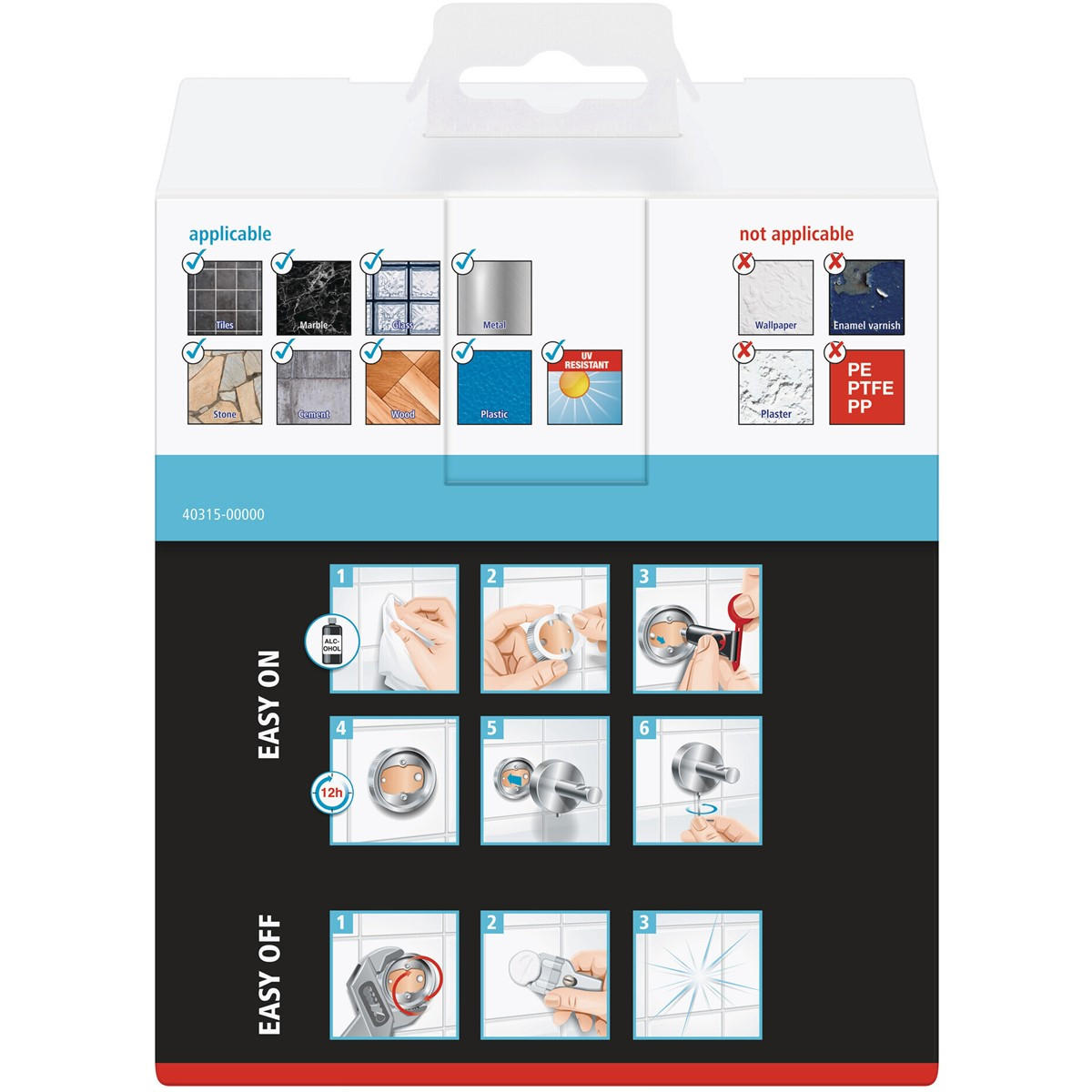 TOILETTENPAPIERHALTER - Chromfarben, Basics, Metall (14,5/13/5,4cm) - Tesa