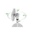 STANDVENTILATOR - Weiß, KONVENTIONELL, Kunststoff/Metall (45,3/41,4/140cm) STANDVENTILATOR - Weiß, KONVENTIONELL, Kunststoff/Metall (45,3/41,4/140cm)