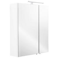 SPIEGELSCHRANK 60/68/16 cm  - Weiß, Basics, Glas/Holzwerkstoff (60/68/16cm) - MID.YOU