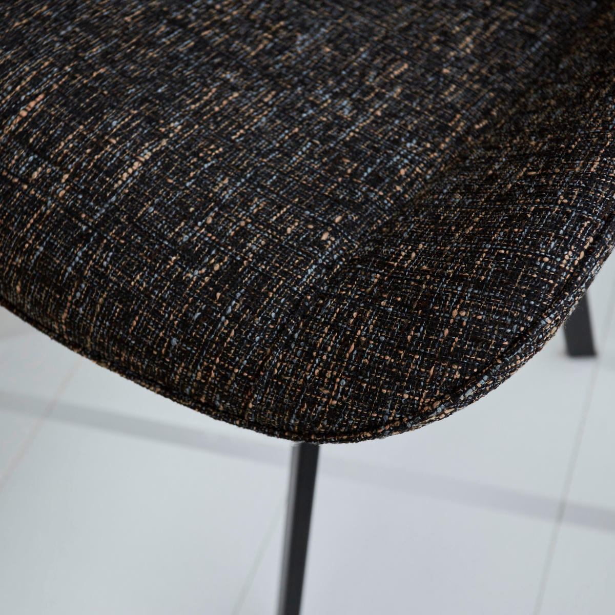 SADA ŽIDLÍ 2 kusy - černá, Design, textil (53/87/63cm) - MID.YOU