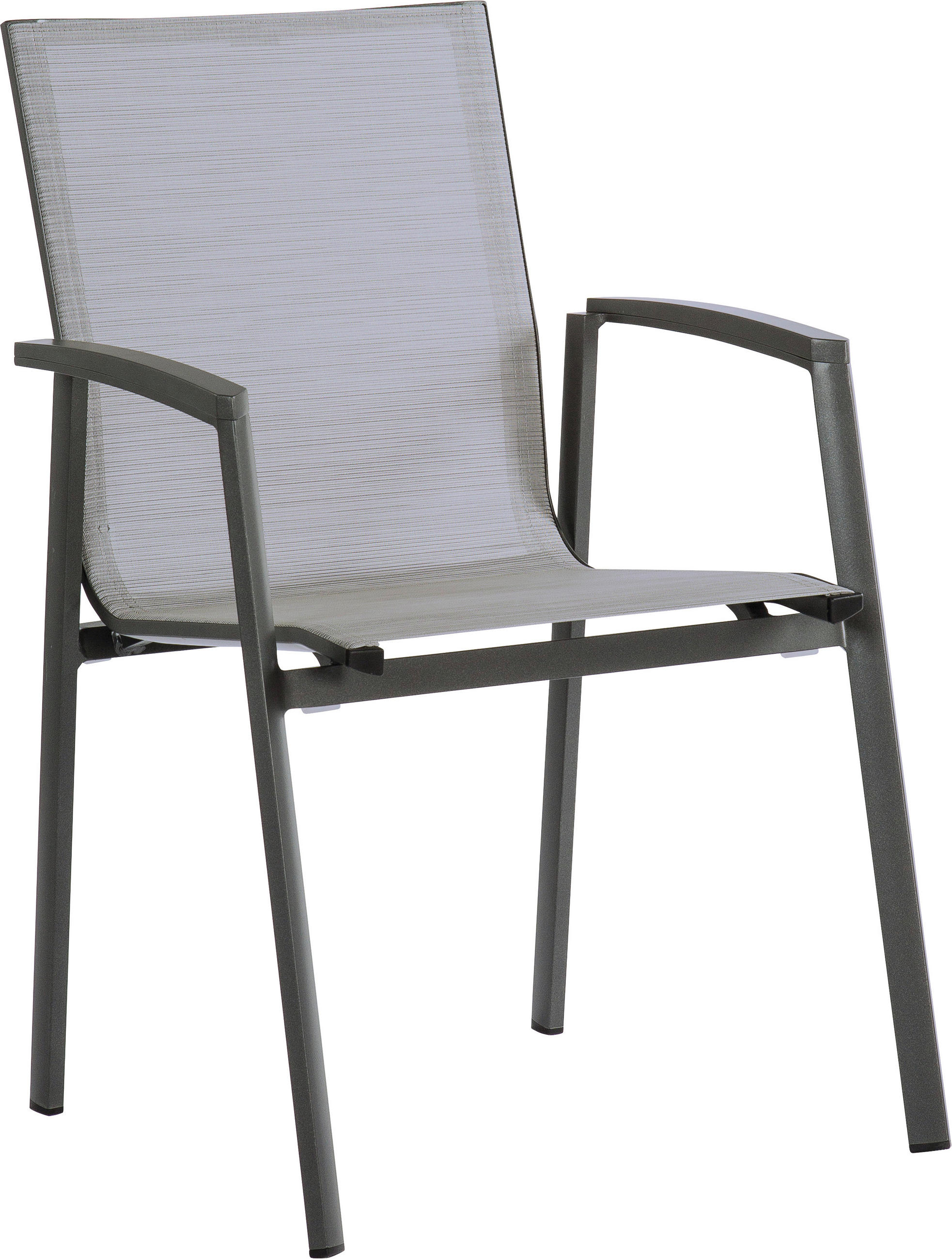 STAPELSESSEL in Metall, Textil Anthrazit, Silberfarben  - Anthrazit/Silberfarben, Basics, Textil/Metall (57/89/65cm) - Stern