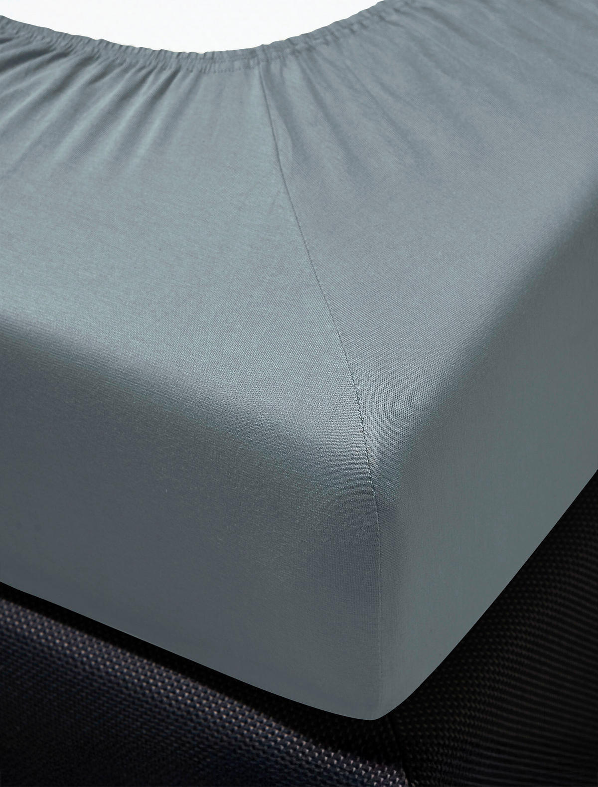 SPANNBETTTUCH Jersey  - Blau, KONVENTIONELL, Textil (140-160/200-220cm) - Irisette