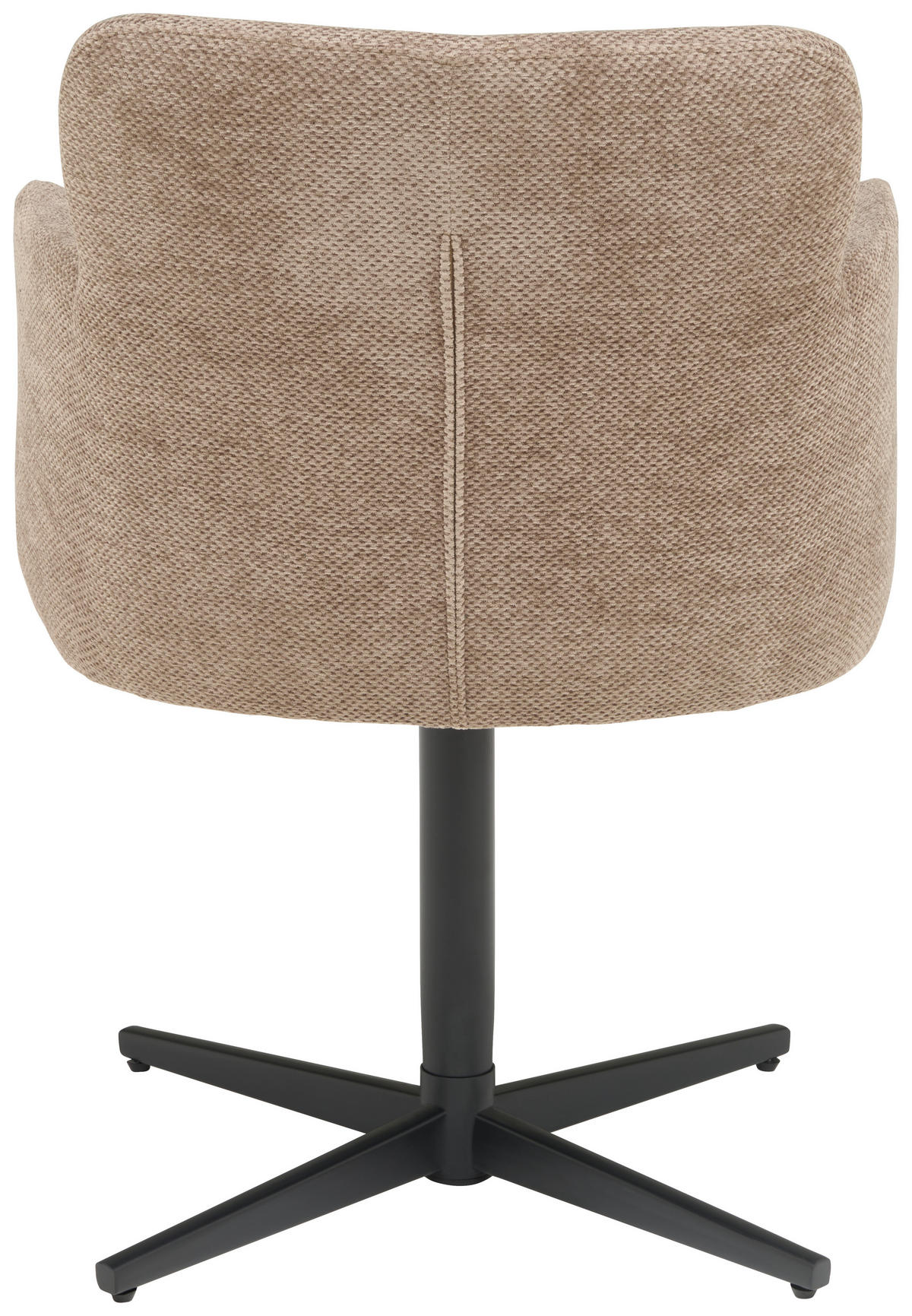 ARMLEHNSTUHL  in Eisen Webstoff  - Schwarz/Braun, KONVENTIONELL, Holz/Textil (58,5/85/63cm) - Livetastic