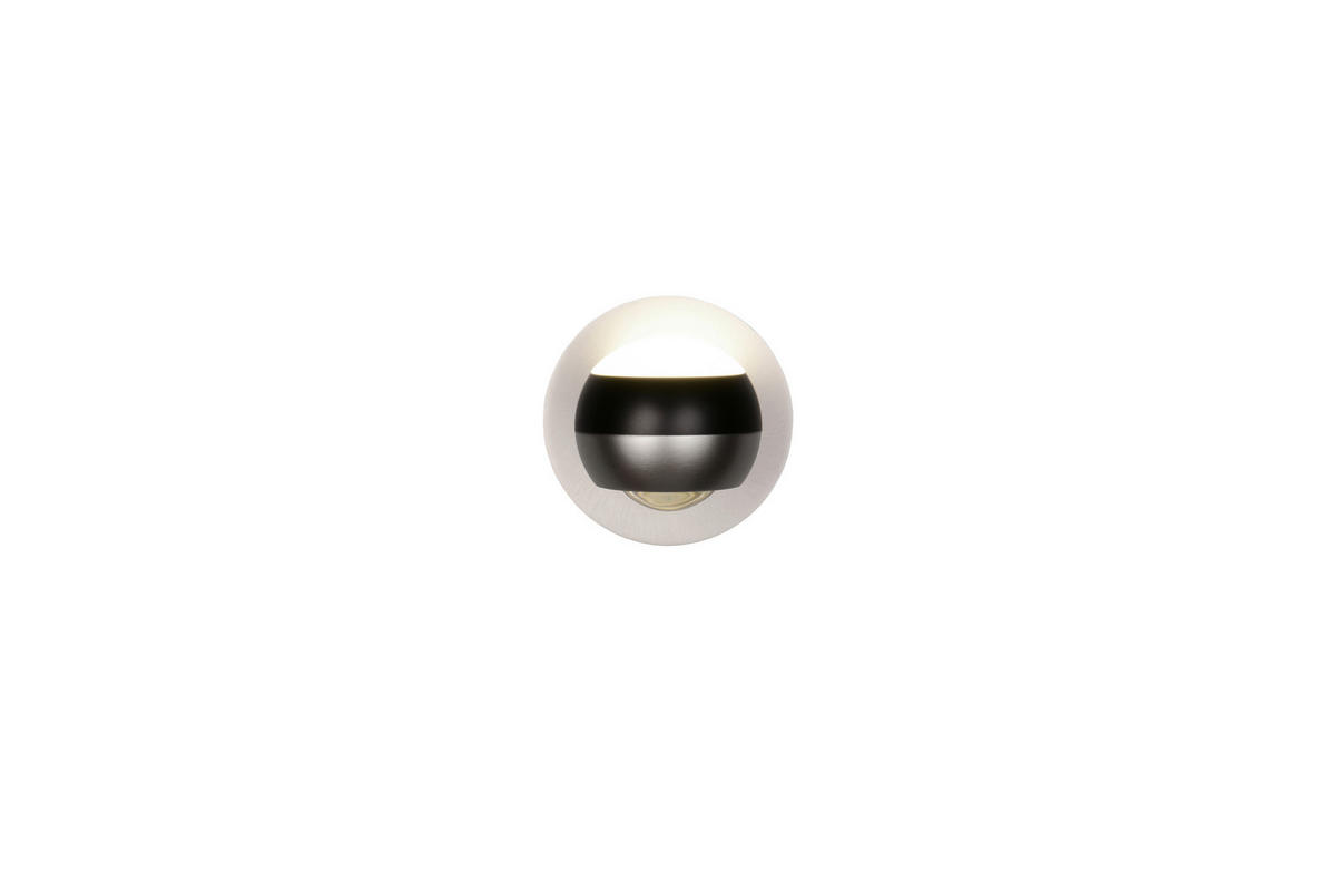 LED-WANDLEUCHTE - Schwarz/Nickelfarben, Design, Metall (13.5/13,5cm) - Trio Leuchten