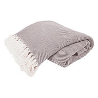 TAGESDECKE - Taupe, Basics, Textil (220/250cm)