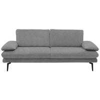 3-SITZER-SOFA in Velours Salbeigrün  - Salbeigrün/Beige, Design, Textil/Metall (222/89/104cm) - Dieter Knoll
