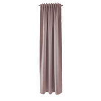 WÄRMESCHUTZVORHANG Verdunkelung  - Rosa, Basics, Textil (140/245cm)